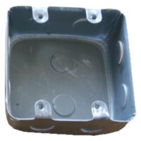 STEEL WALL BOXES - GALVANISED STEEL (100X100)