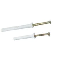 NYLON WALL ANCHOR WITH SCREWS - 8x80MM