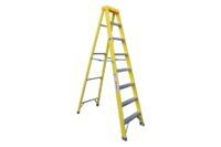 8 STEP FIBERGLASS A-FRAME LADDER