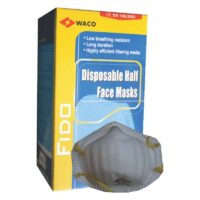 WACO DISPOSABLE DUST MASKS - FFP2