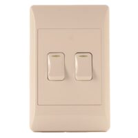 Switch + cover 2 lever (2 way)