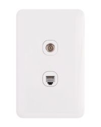 TV + telephone outlet