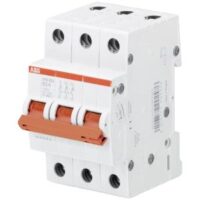 E203/SHD203 TRIPLE POLE ISOLATORS DIN RAIL MOUNT (415 VAC) (3NO) - (SHD203/63 )