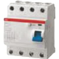 F204 TRIPLE POLE AND NEUTRAL RCCB DIN RAIL MOUNT 30MA 10kA - (F204 AC - 63/0.03)