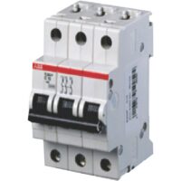 S203 TRIPLE POLE MCB 10kA DIN RAIL MOUNT (400VAC) - (S203-C50 )
