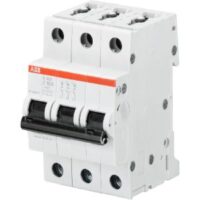 S203 TRIPLE POLE MCB 10kA DIN RAIL MOUNT (400VAC) - (S203-D6 )