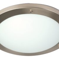 GLASS CEILING LIGHT JD2 (Satin Bchrome)