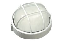 ROUND PLAIN BULKHEAD (B51/G - WHITE)