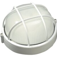 ROUND PLAIN BULKHEAD (B49/G - WHITE)