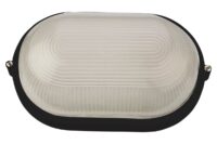 OVAL PLAIN BULKHEAD (B50- BLACK)