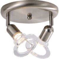 2 BUILT-IN SPOTLIGHTS ON PLATE - J0065738